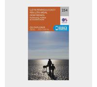 Ordnance Survey Explorer 254 Lleyn Peninsula East Map With Digital Version, Orange One Size