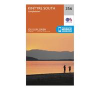 Ordnance Survey Explorer 256 Kintyre South Campeltown Map With Digital Version, Orange One Size