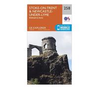 Ordnance Survey Explorer 258 Stoke-on-Trent & Newcastle-under-Lyme Map With Digital Version One Size