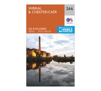 Ordnance Survey Explorer 266 Wirral & Chester Map With Digital Version One Size