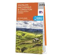 Ordnance Survey Explorer - 268 Wilmslow, Macclesfield & Congleton (Altrincham, Knutsford & Sandbach) - Sheet 268