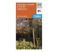 Ordnance Survey Explorer 274 Skegness, Alford & Spilsby Map With Digital Version, Orange One Size
