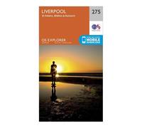 Ordnance Survey Explorer 275 Liverpool, St Helens, Widnes & Runcorn Map With Digital Version, Orange One Size