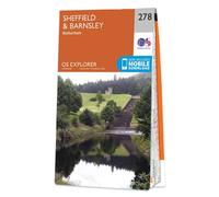 Ordnance Survey Explorer - 278 Sheffiled & Barnsley (Rotherham) - Sheet 278