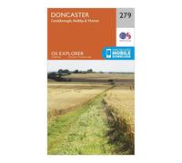 Ordnance Survey Explorer 279 Doncaster Map With Digital Version, Orange One Size