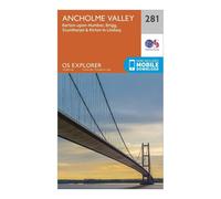 Ordnance Survey Explorer 281 Ancholme Valley Map With Digital Version, Orange One Size