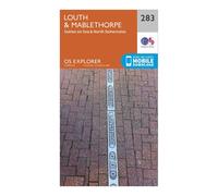 Ordnance Survey Explorer 283 Louth & Mablethorpe Map With Digital Version, Orange One Size