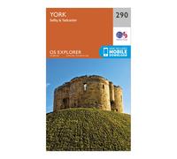 Ordnance Survey Explorer 290 York Map With Digital Version, Orange One Size