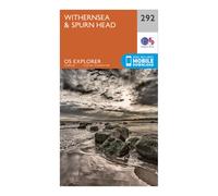 Ordnance Survey Explorer 292 Withernsea & Spurn Head Map With Digital Version, Orange One Size