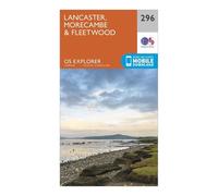 Ordnance Survey Explorer 296 Lancaster, Morecambe & Fleetwood Map With Digital Version One Size