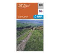 Ordnance Survey Explorer 298 Nidderdale Map With Digital Version - Orange, Orange