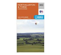 Ordnance Survey Explorer 302 Northallerton & Thirsk Map With Digital Version, Orange One Size
