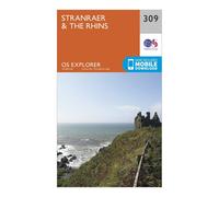 Ordnance Survey Explorer 309 Stranrear & The Rhins Map With Digital Version, Orange One Size