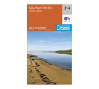 Ordnance Survey Explorer 314 Solway Firth Map With Digital Version - Orange, Orange