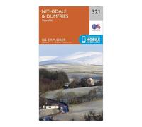 Unbranded Apparel Map – Explorer 321 Nithsdale & Dumfries – With Digital Version – Orange One Size