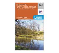 Ordnance Survey Explorer 323 Eskdale & Castle O'er Forest Map With Digital Version, Orange One Size
