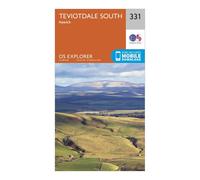 Ordnance Survey Explorer 331 Teviotdale South Map With Digital Version, Orange One Size
