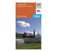Ordnance Survey Explorer 342 Glasgow Map With Digital Version One Size