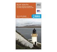 Ordnance Survey Explorer 352 Islay South Map With Digital Version, Orange One Size