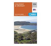 Ordnance Survey Explorer 354 Colonsay & Oronsay Map With Digital Version, Orange One Size