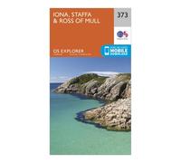 Ordnance Survey Explorer 373 Iona, Staffa & Ross of Mull Map With Digital Version, Orange One Size