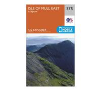 Ordnance Survey Explorer 375 Isle of Mull East Map With Digital Version, Orange One Size