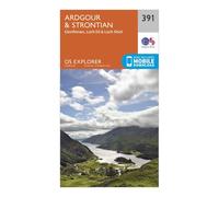 Ordnance Survey Explorer 391 Ardgour & Strontian Map With Digital Version - Orange, Orange