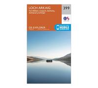 Ordnance Survey Explorer 399 Loch Arkaig Map With Digital Version, Orange One Size