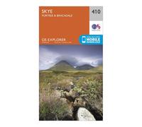 Ordnance Survey Explorer 410 Skye - Portree & Bracadale Map With Digital Version, Orange One Size