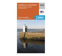 Ordnance Survey Explorer 422 Nairn & Cawdor Map With Digital Version, Orange One Size