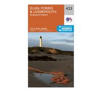 Ordnance Survey Explorer 423 Elgin, Forres & Lossiemouth Map With Digital Version, Orange One Size