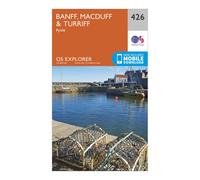 Ordnance Survey Explorer 426 Banff, Macduff & Turriff Map With Digital Version, Orange One Size