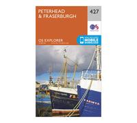 Ordnance Survey Explorer 427 Peterhead & Fraserburgh Map With Digital Version - Orange, Orange