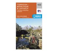 Unbranded Apparel Map Explorer 433 Torridon - Beinn Eighe & Liatach, Digital Version, Orange