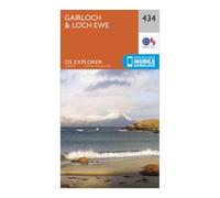 Ordnance Survey Explorer 434 Gairloch & Loch Ewe Map With Digital Version - Orange, Orange