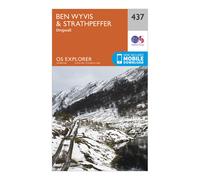 Ordnance Survey Explorer 437 Ben Wyvis & Strathpeffer Map With Digital Version, Orange One Size