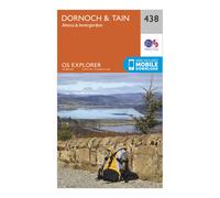 Ordnance Survey Explorer 438 Dornoch & Tain Map With Digital Version - Orange, Orange