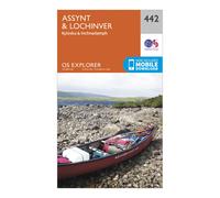 Ordnance Survey Explorer 442 Assynt & Lochinver Map With Digital Version One Size