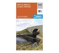Ordnance Survey Explorer 443 Ben Klibreck & Ben Armine Map With Digital Version, Orange One Size