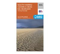 Ordnance Survey Explorer 455 South Harris Map With Digital Version One Size