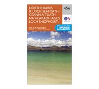 Ordnance Survey Explorer 456 North Harris & Loch Seaforth Map With Digital Version - Orange, Orange