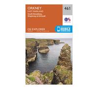 Ordnance Survey Explorer 461 Orkney - East Mainland Map With Digital Version one size