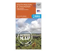 Ordnance Survey Explorer Active 127 South Molton & Chulmleigh Map With Digital Version One Size