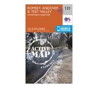 Ordnance Survey Explorer Active 131 Romsey, Andover & Test Valley Map With Digital Version One Size