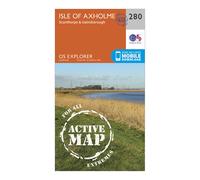 Ordnance Survey Explorer Active 280 Isle of Axholme, Scunthorpe & Gainsborough Map With Digital Version One Size