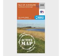 Ordnance Survey Explorer Active 280 Isle of Axholme, Scunthorpe & Gainsborough Map With Digital Version, Orange One Size
