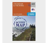 Ordnance Survey Explorer Active 309 Stranraer & The Rhins Map With Digital Version One Size