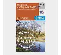 Ordnance Survey Explorer Active 323 Eskdale & Castle O'er Forest Map With Digital Version One Size