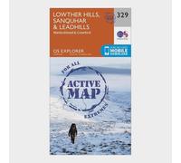 Ordnance Survey Explorer Active 329 Lowther Hills, Sanquhar & Leadhills Map With Digital Version One Size