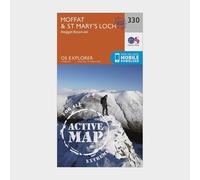 Ordnance Survey Explorer Active 330 Moffat & St Mary's Loch Map With Digital Version, Orange One Size